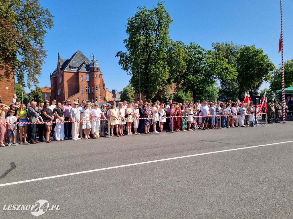 Przysięga wojskowa w Lesznie