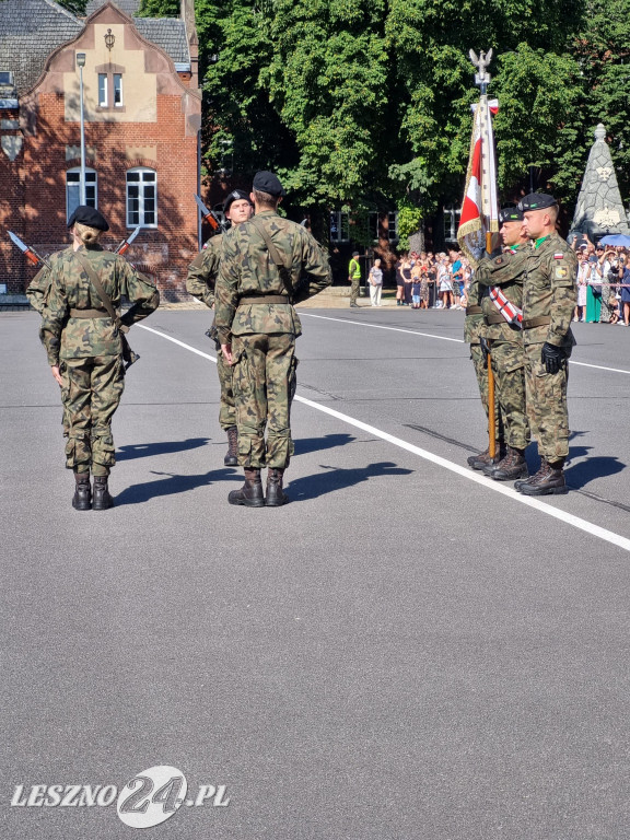 Przysięga wojskowa w Lesznie