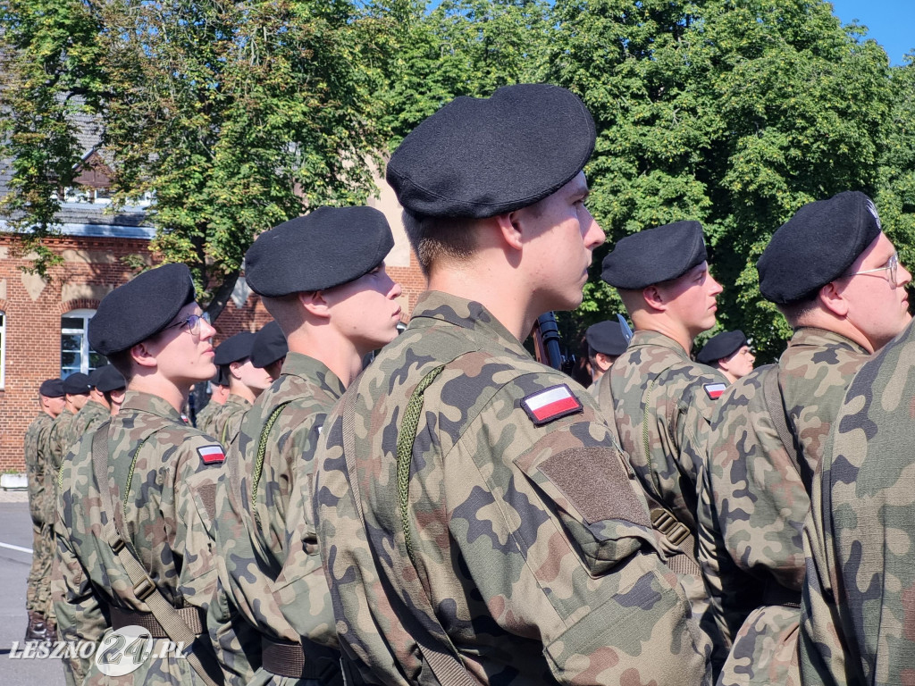 Przysięga wojskowa w Lesznie