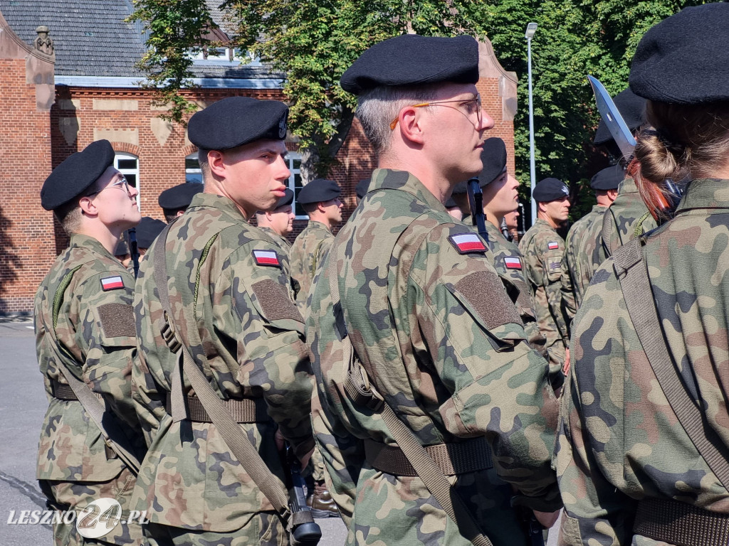 Przysięga wojskowa w Lesznie
