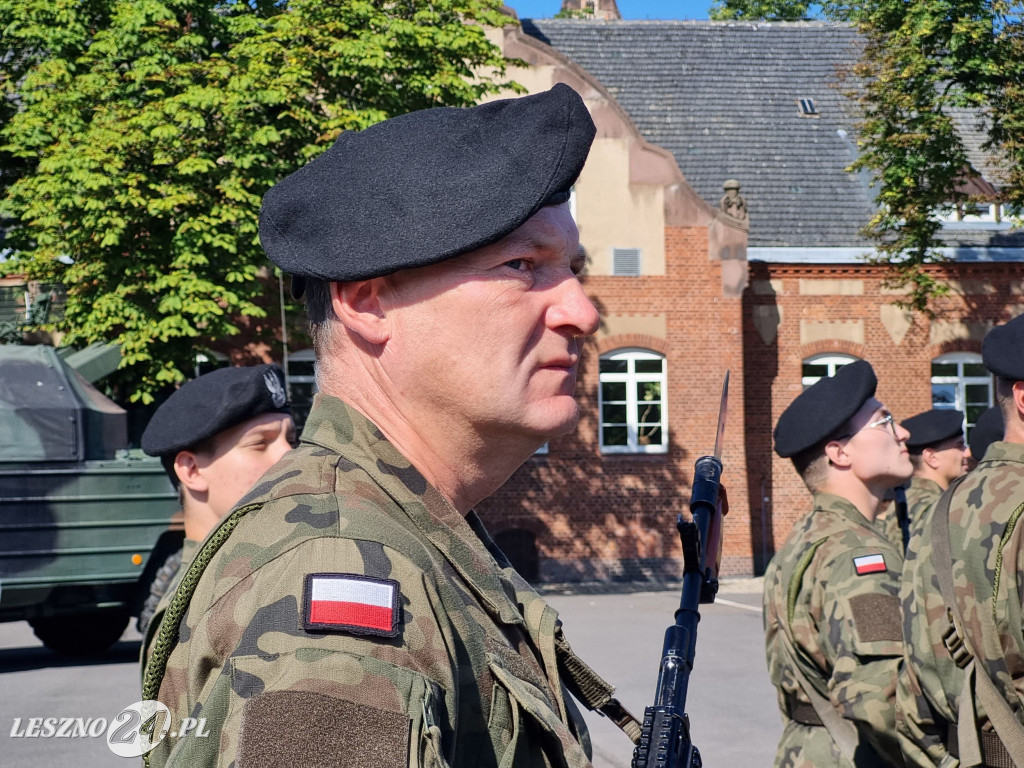 Przysięga wojskowa w Lesznie