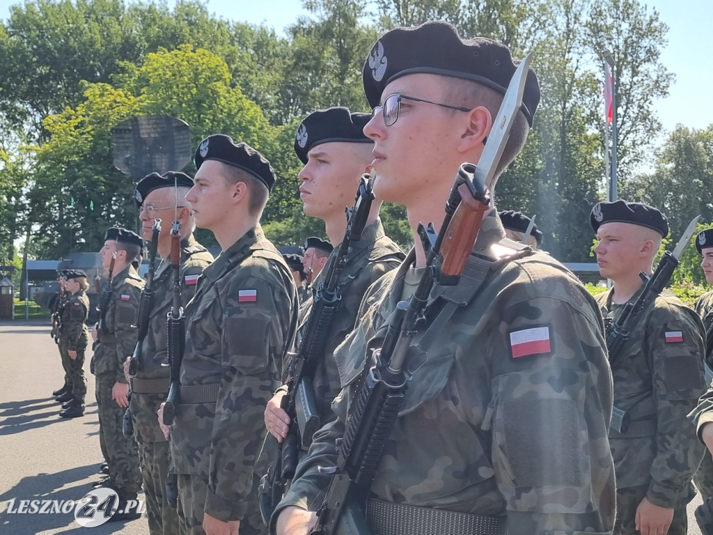 Przysięga wojskowa w Lesznie