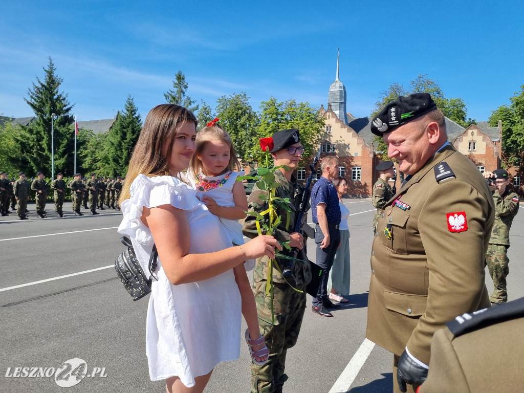 Przysięga wojskowa w Lesznie
