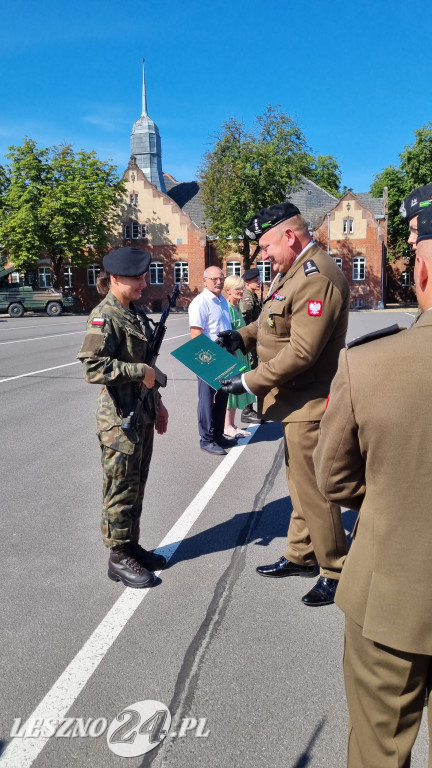 Przysięga wojskowa w Lesznie