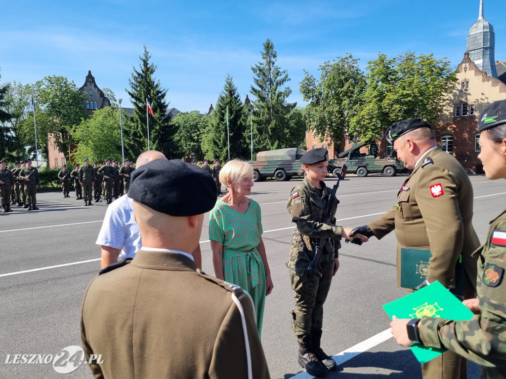 Przysięga wojskowa w Lesznie