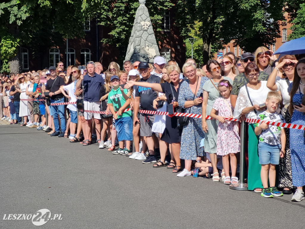 Przysięga wojskowa w Lesznie