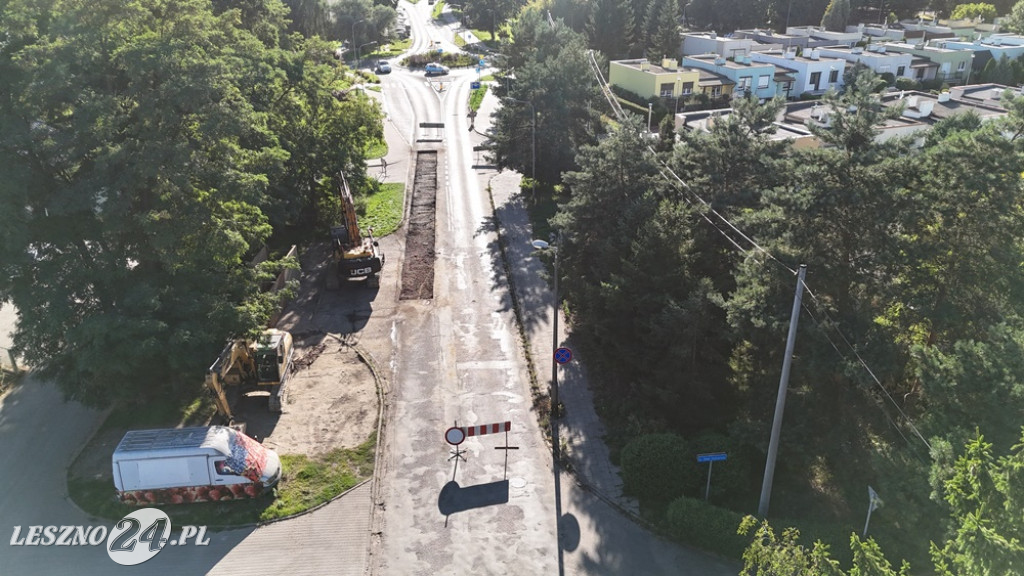 Ulica Kiepury w Lesznie częściowo zamknięta