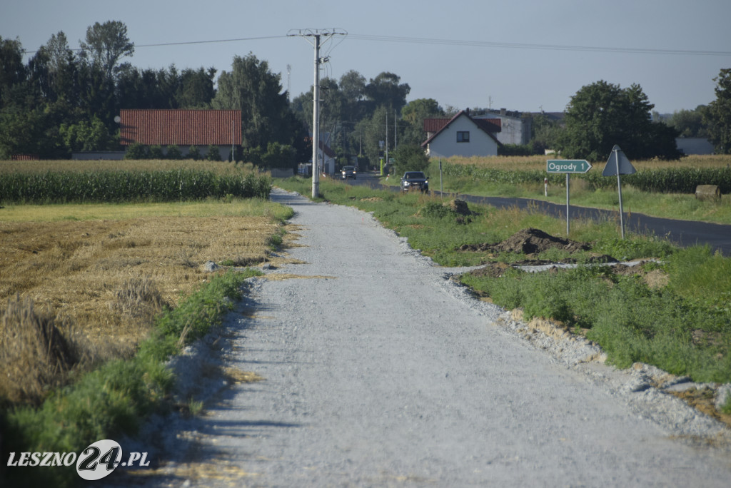 Droga rowerowa na półmetku
