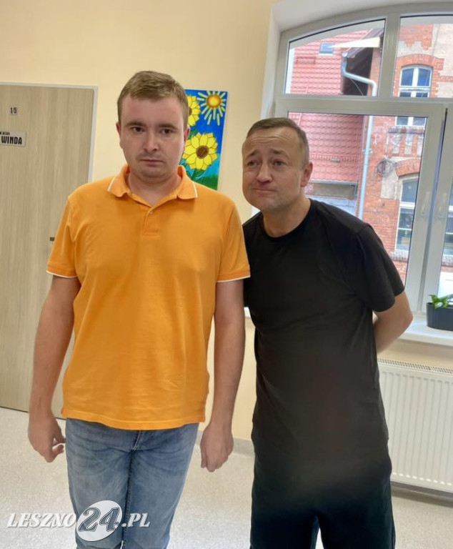 Czesław Mozil w WTZ Zaborowo w Lesznie