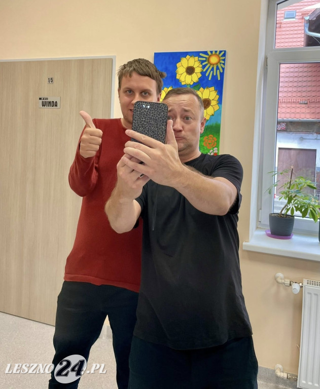Czesław Mozil w WTZ Zaborowo w Lesznie
