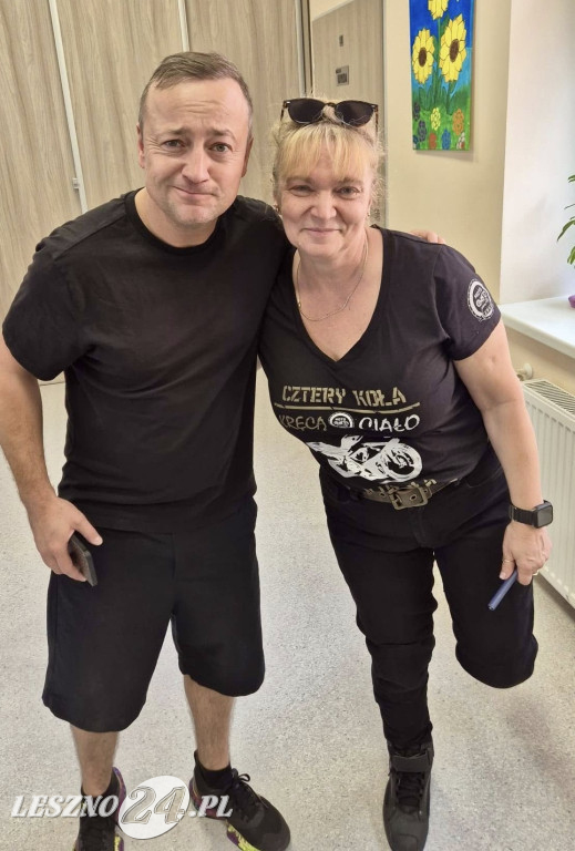 Czesław Mozil w WTZ Zaborowo w Lesznie