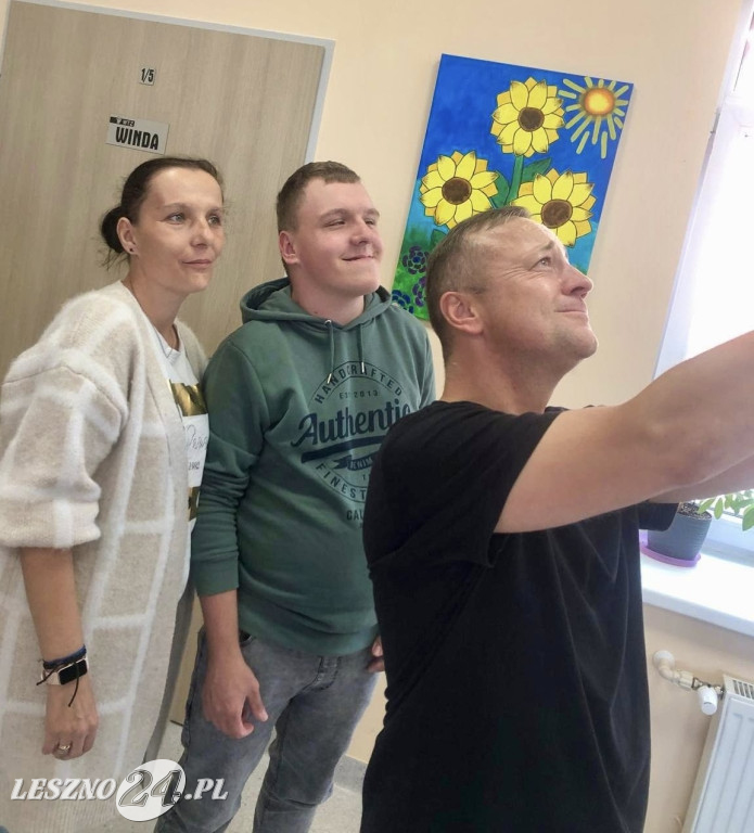 Czesław Mozil w WTZ Zaborowo w Lesznie