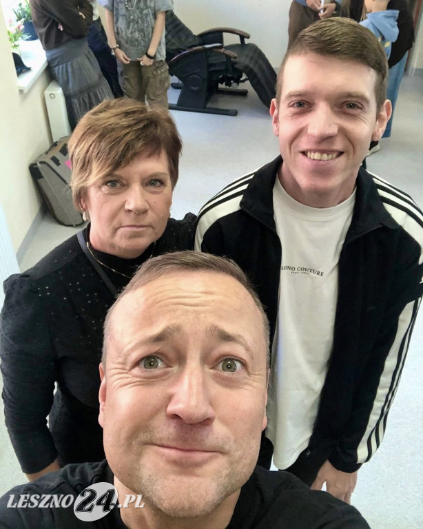 Czesław Mozil w WTZ Zaborowo w Lesznie