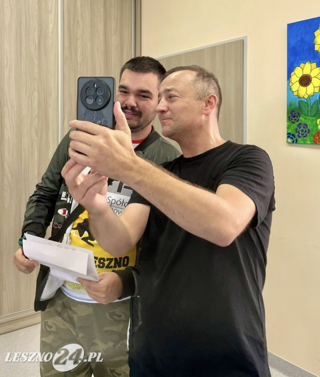 Czesław Mozil w WTZ Zaborowo w Lesznie