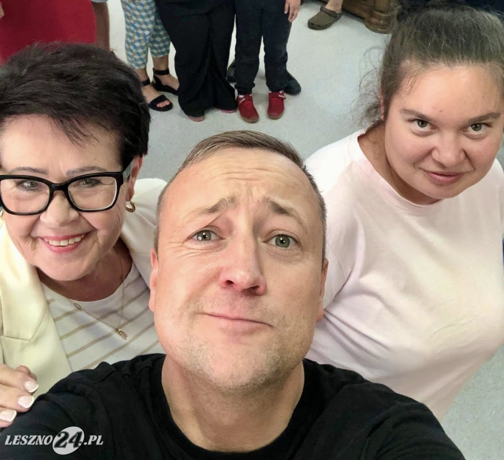 Czesław Mozil w WTZ Zaborowo w Lesznie