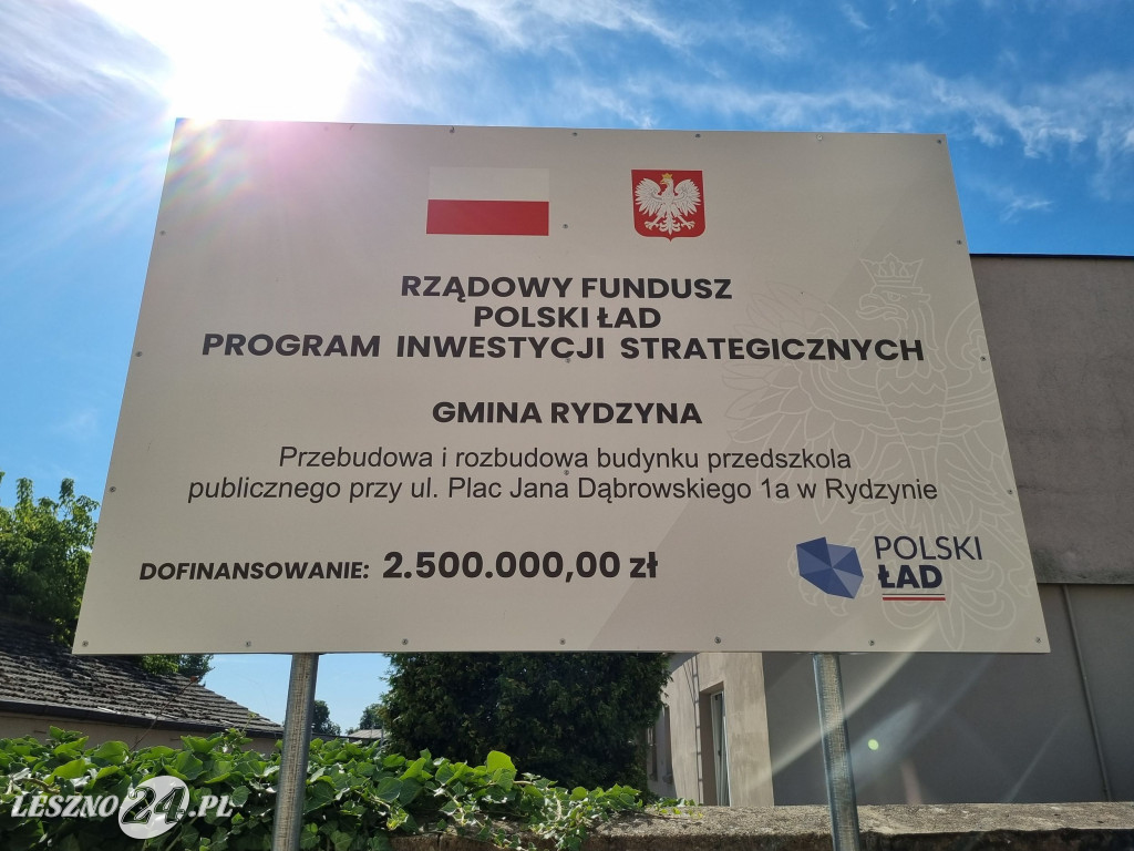 Przedszkole w Rydzynie - remont na finale