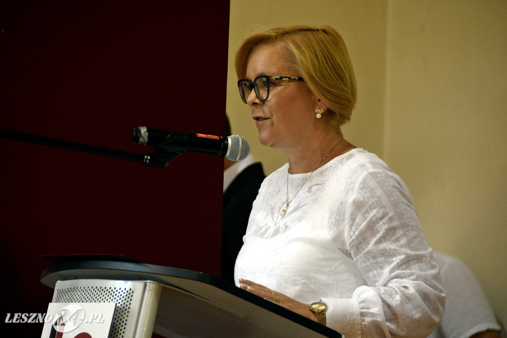 Przywitanie pierwszoklasistów w I LO w Lesznie