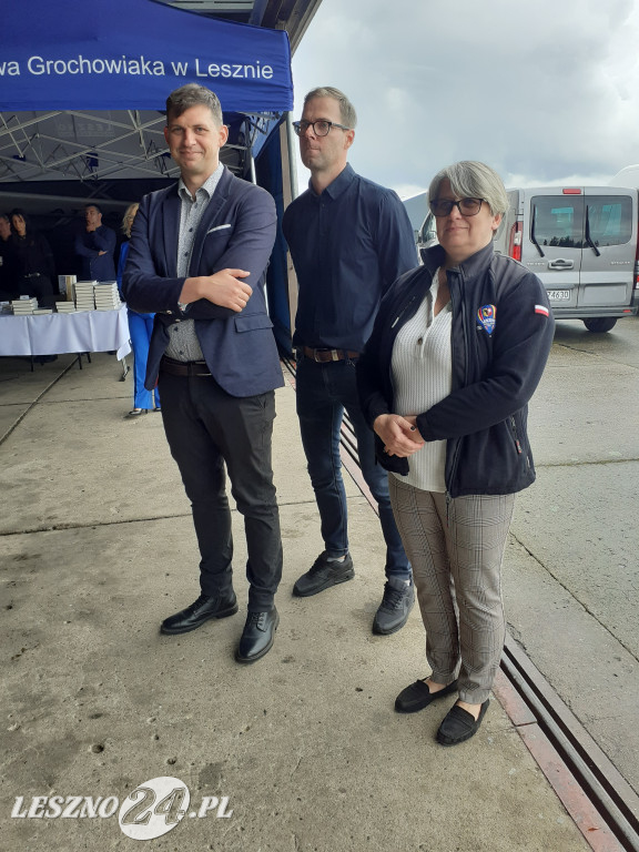 Benefis Adeli Dankowskiej na lotnisku