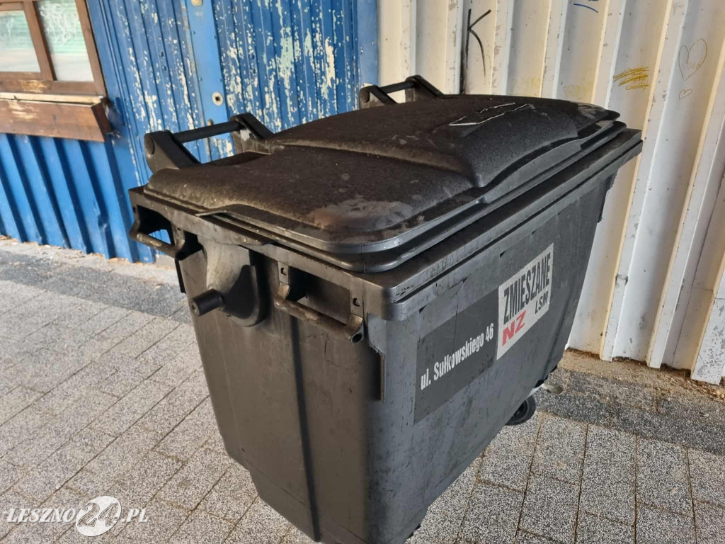 Poranny pożar w Trojce w Lesznie