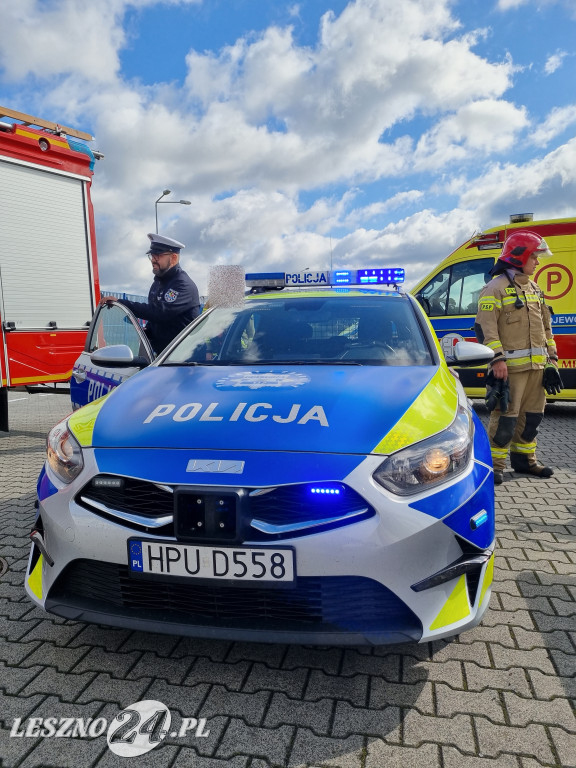 Uderzyła w płot podczas egzaminu