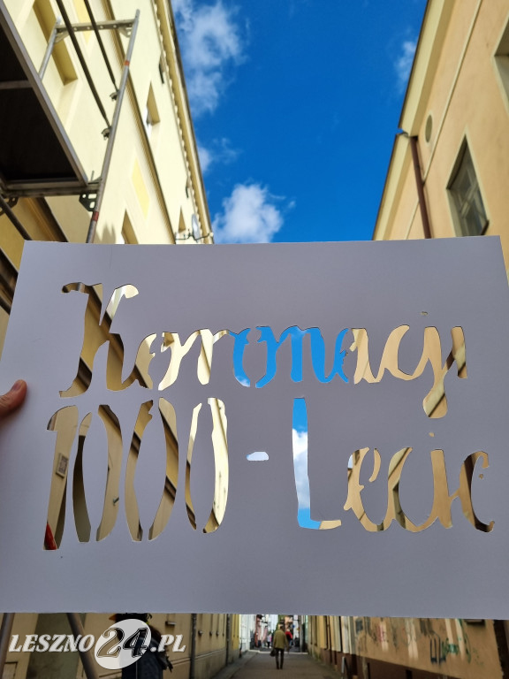 Mural przy ul. Wróblewskiego w Lesznie
