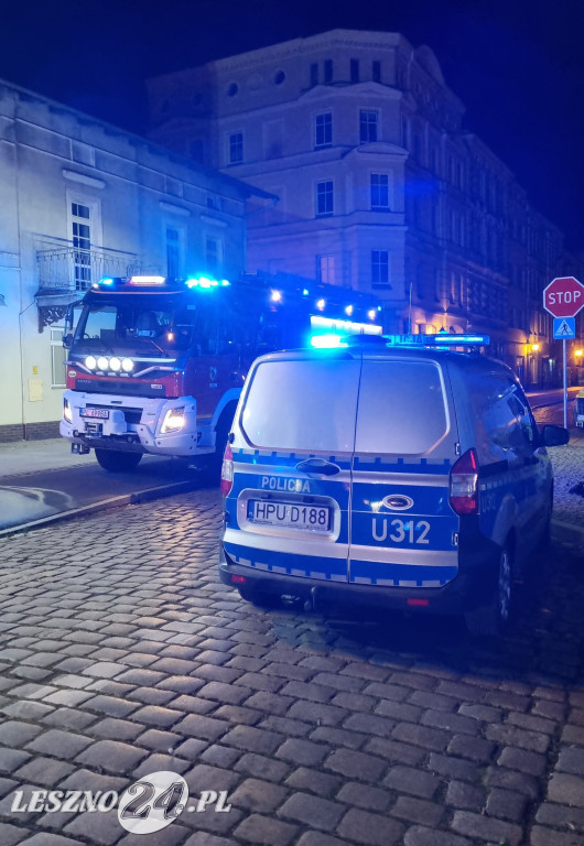 Pożar w kamienicy przy ul. Słowiańskiej w Lesznie