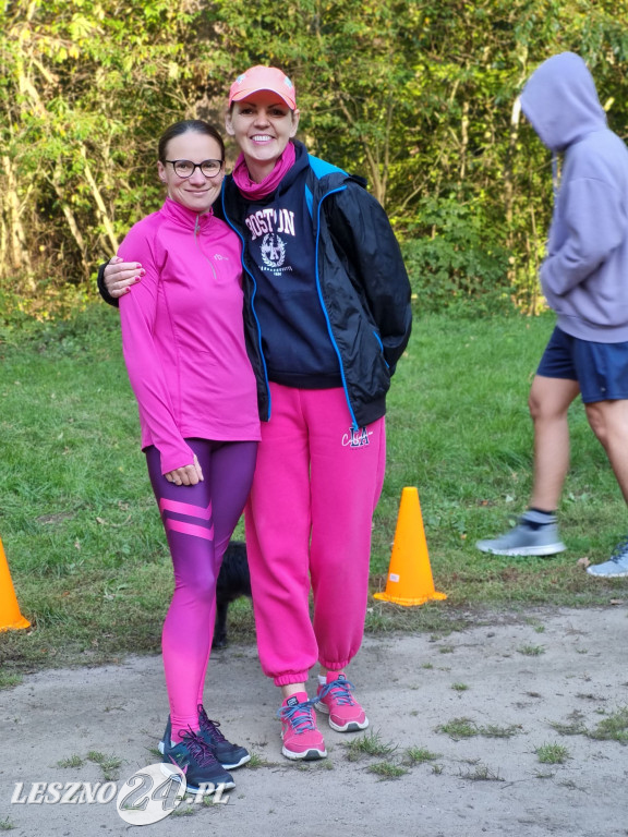 Różowy parkrun w Lesznie