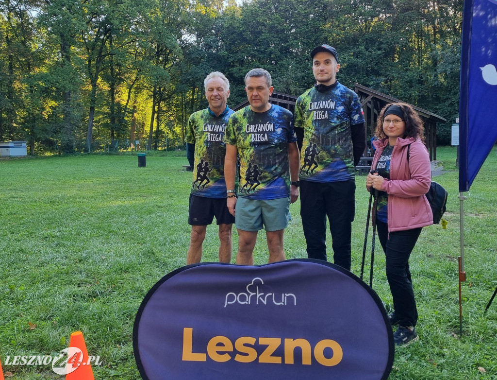 Różowy parkrun w Lesznie