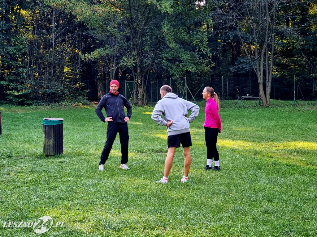 Różowy parkrun w Lesznie
