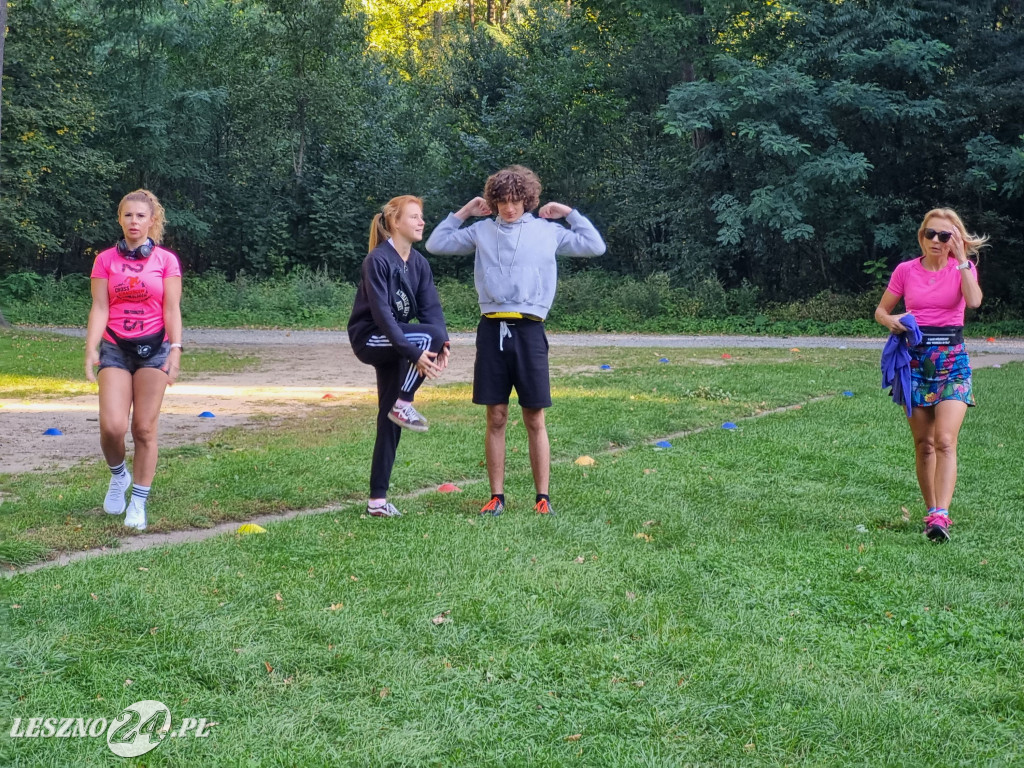 Różowy parkrun w Lesznie