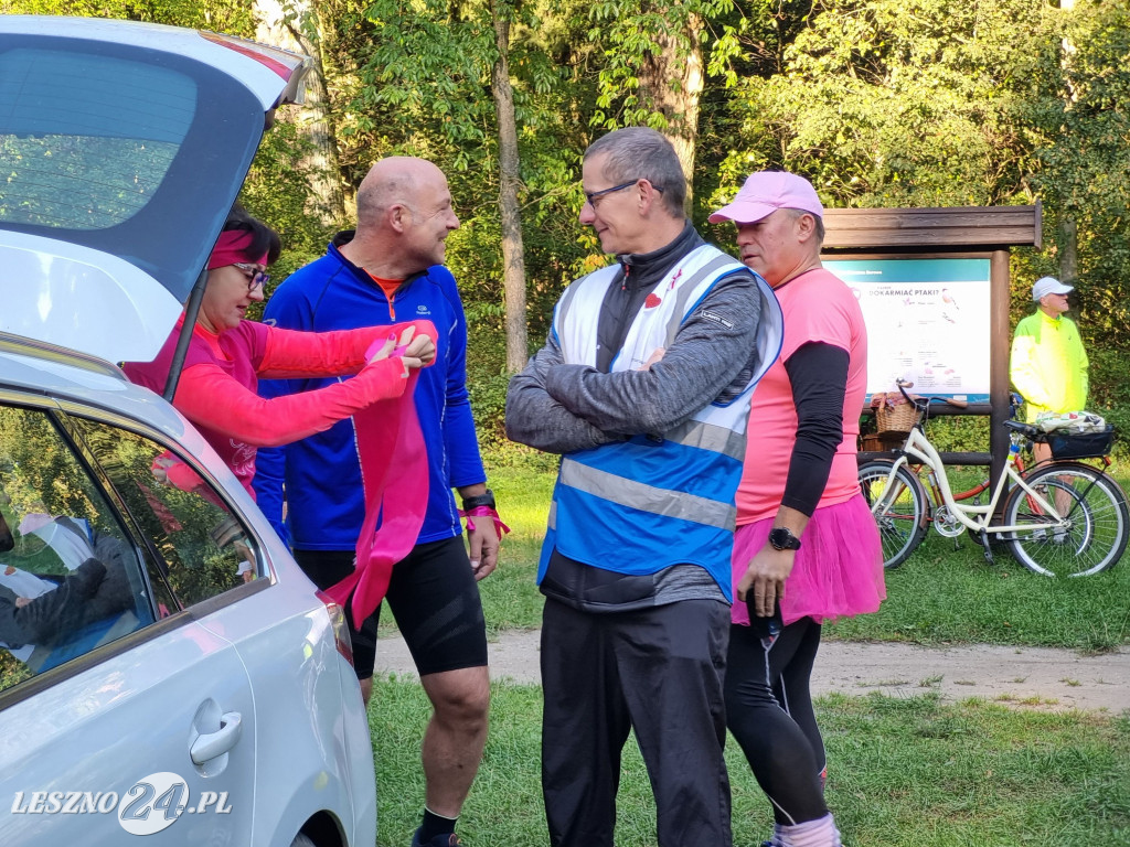 Różowy parkrun w Lesznie