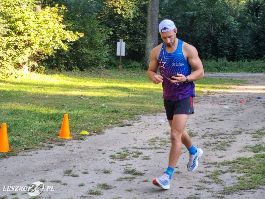 Różowy parkrun w Lesznie