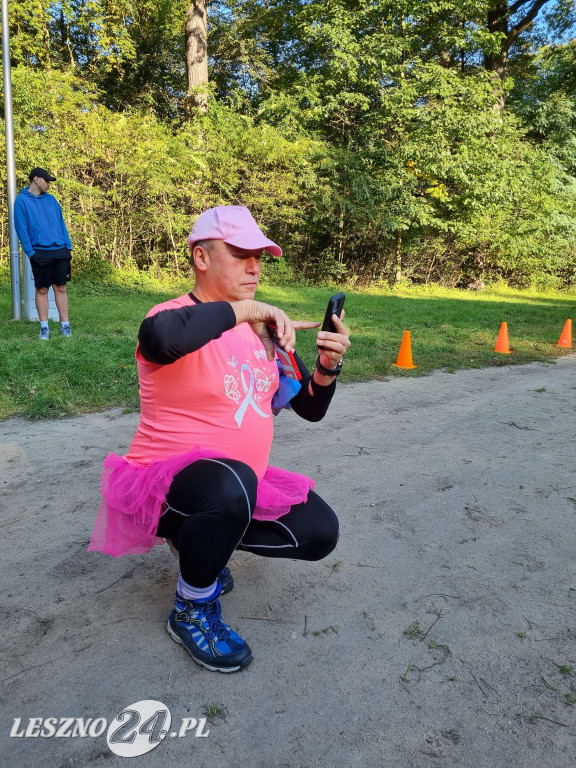 Różowy parkrun w Lesznie