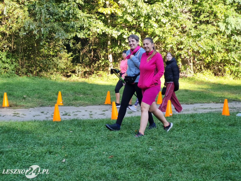 Różowy parkrun w Lesznie