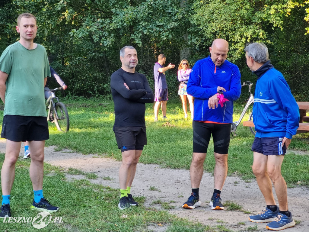 Różowy parkrun w Lesznie