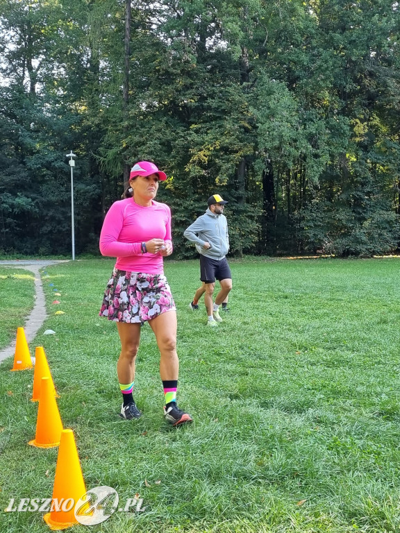 Różowy parkrun w Lesznie