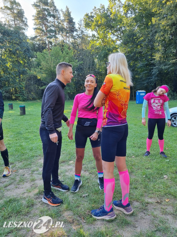 Różowy parkrun w Lesznie