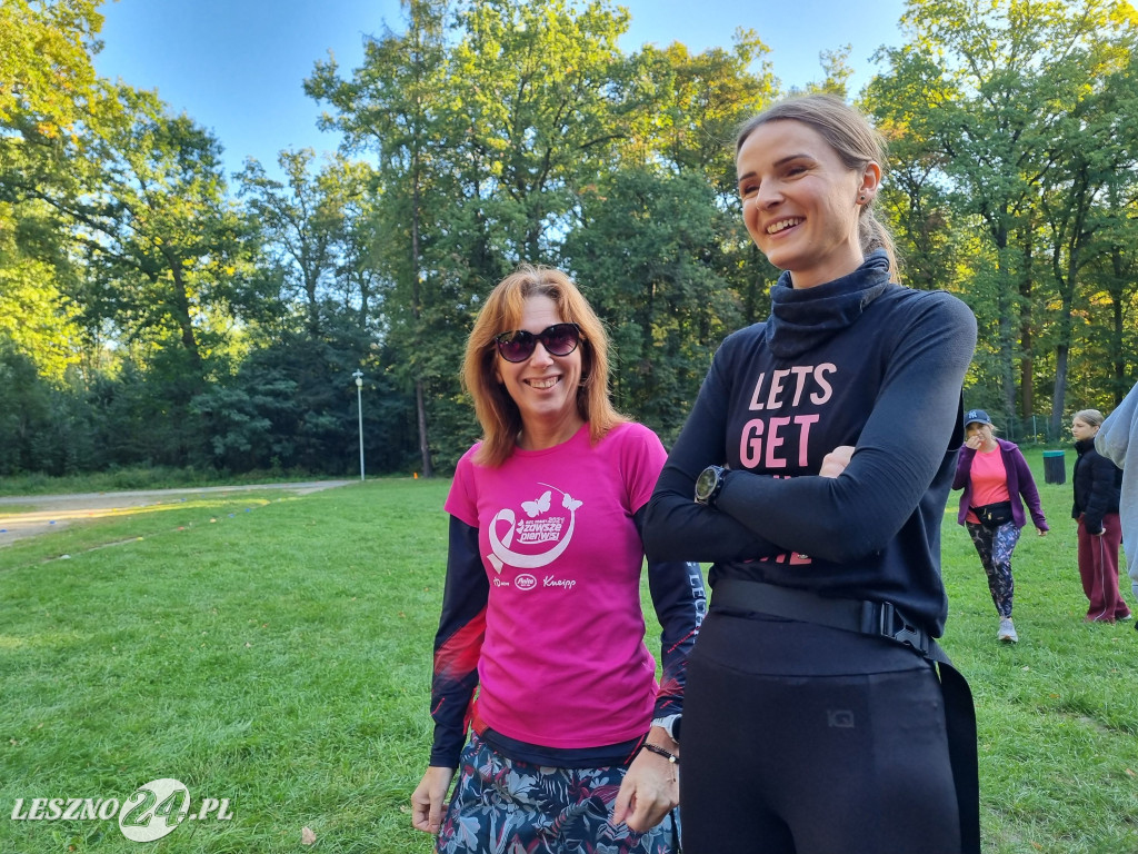 Różowy parkrun w Lesznie