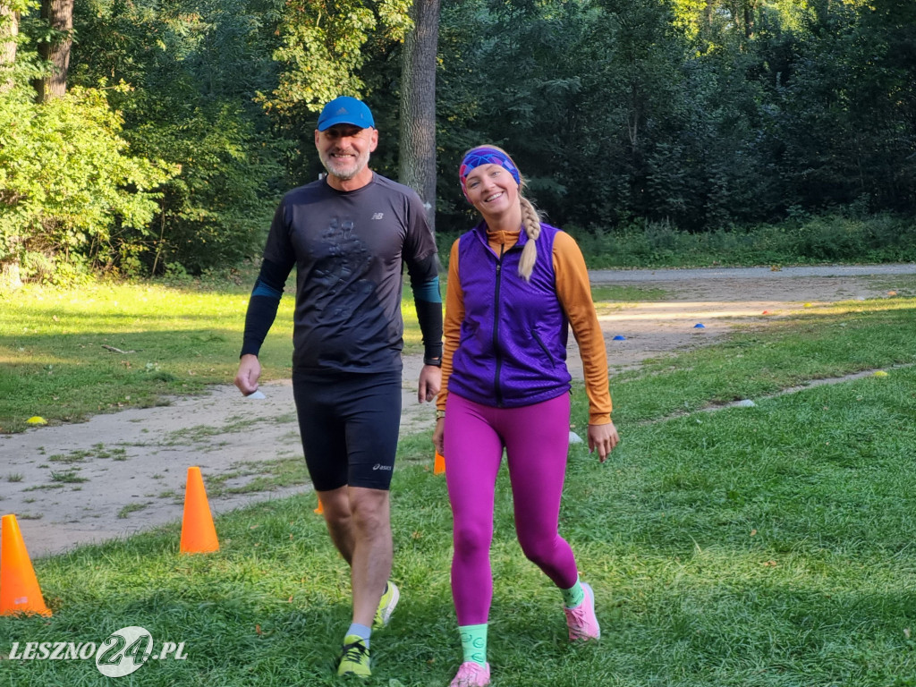 Różowy parkrun w Lesznie