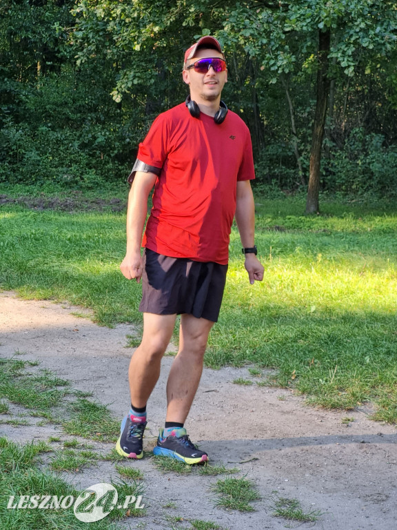Różowy parkrun w Lesznie