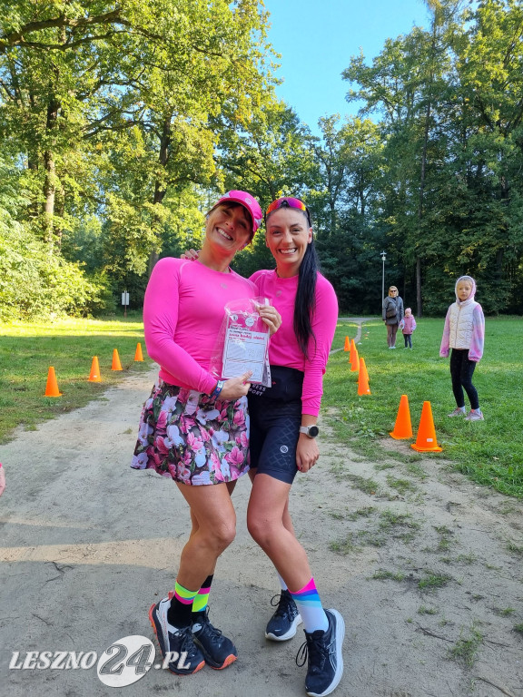 Różowy parkrun w Lesznie