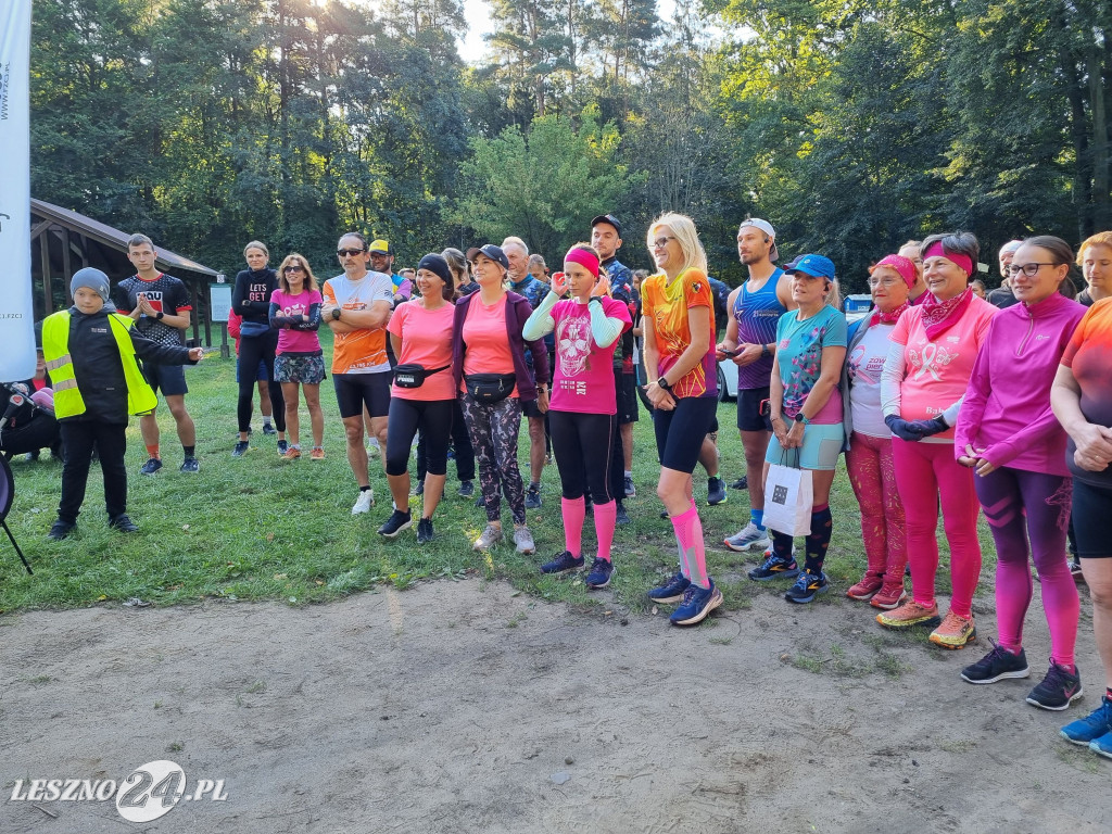 Różowy parkrun w Lesznie
