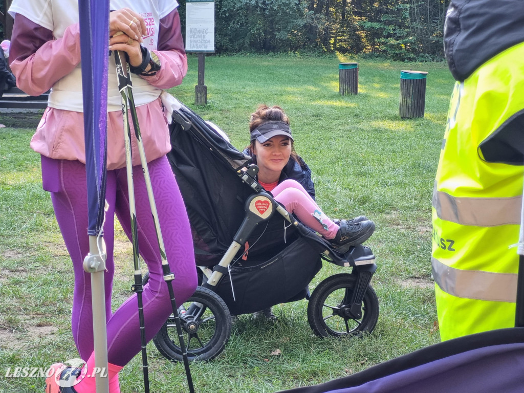 Różowy parkrun w Lesznie