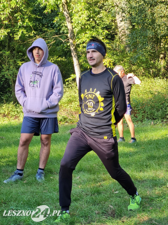 Różowy parkrun w Lesznie