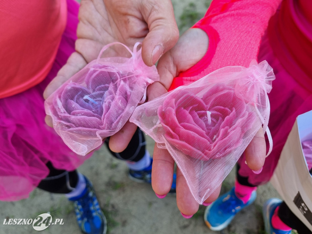 Różowy parkrun w Lesznie