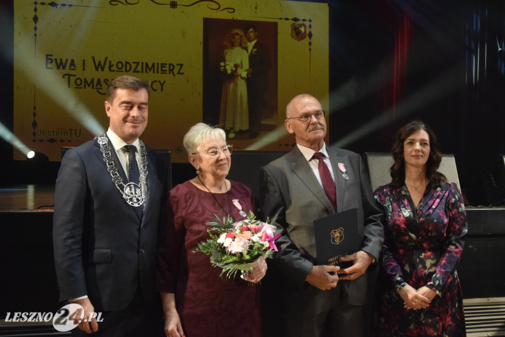 Prezydent wręczył medale małżeńskim jubilatom