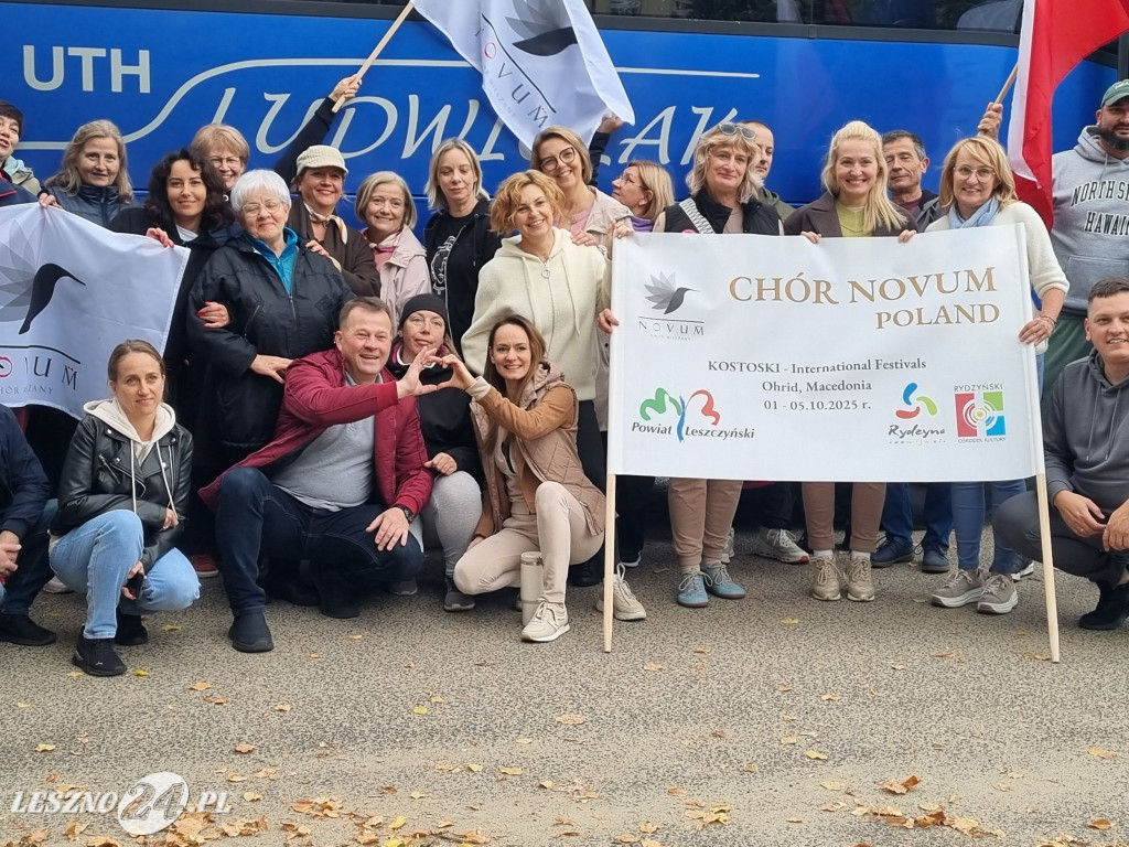 Chór Novum w drodze na festiwal w Ochrydzie