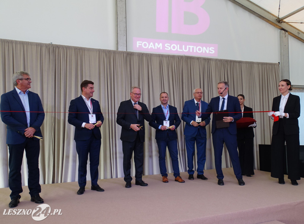 Otwarcie Fabryki Pianki w Maryszewicach pod Lesznem