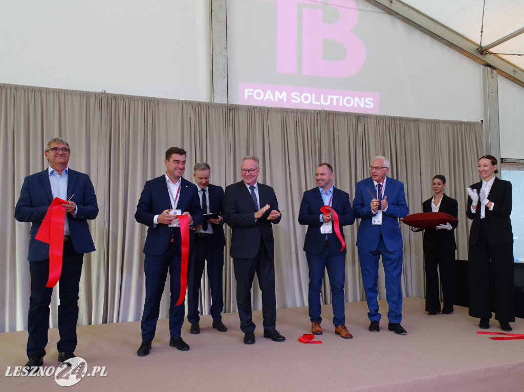 Otwarcie Fabryki Pianki w Maryszewicach pod Lesznem