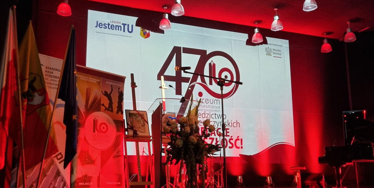470-lecie I LO w Lesznie
